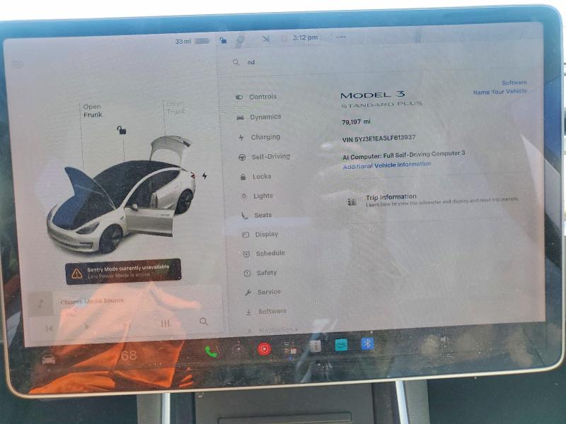 Продаж на аукціоні авто 2020 Tesla Model 3, vin: 5YJ3E1EA5LF613937, номер лоту: 60239026