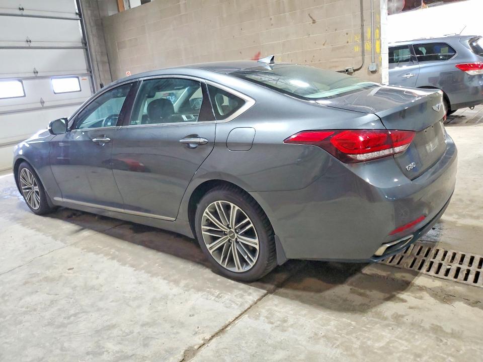 2019 Genesis G80 მანქანა იყიდება აუქციონზე, vin: KMHGN4JE2KU299628, აუქციონის ნომერი: 61904286