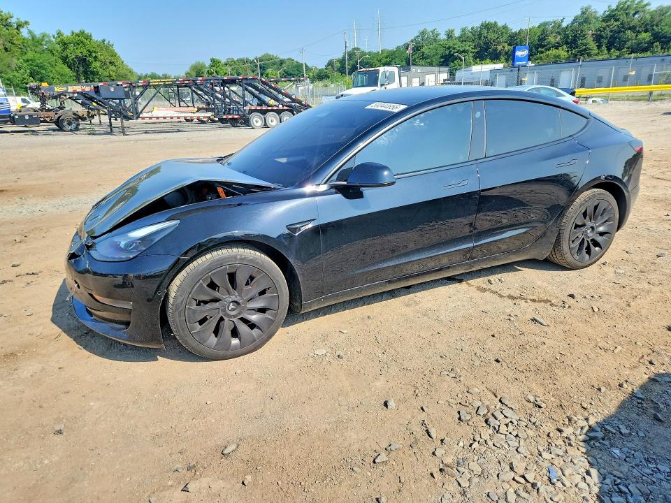 59344656 :رقم المزاد ، 5YJ3E1EB2NF230453 vin ، 2022 Tesla Model 3 مزاد بيع