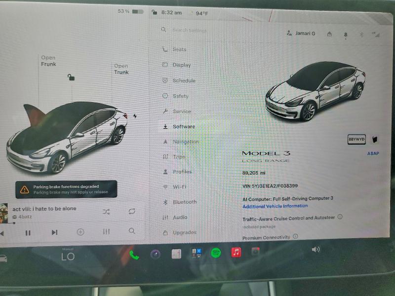Aukcja sprzedaży 2018 Tesla Model 3, vin: 5YJ3E1EA2JF038399, numer aukcji: 61246766