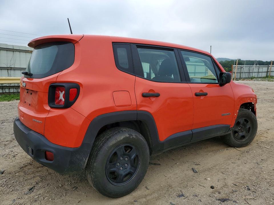 2018 Jeep Renegade მანქანა იყიდება აუქციონზე, vin: ZACCJBAB3JPJ44611, აუქციონის ნომერი: 60152326