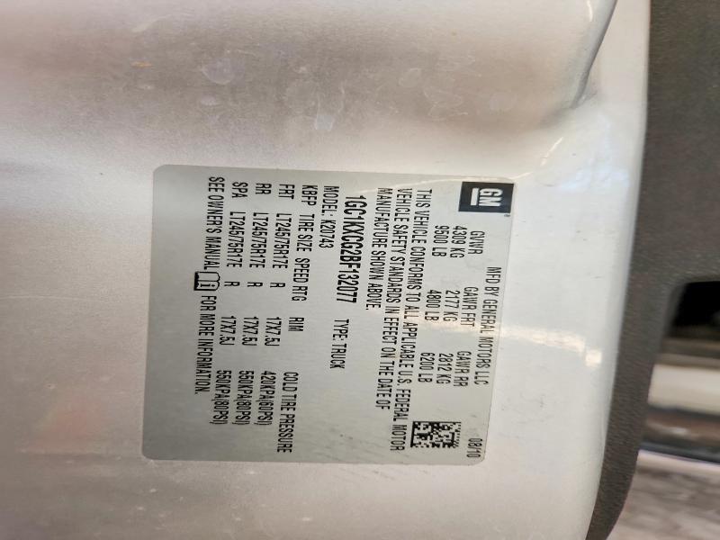 2011 Chevrolet Silverado მანქანა იყიდება აუქციონზე, vin: 1GC1KXCG2BF132077, აუქციონის ნომერი: 62814866
