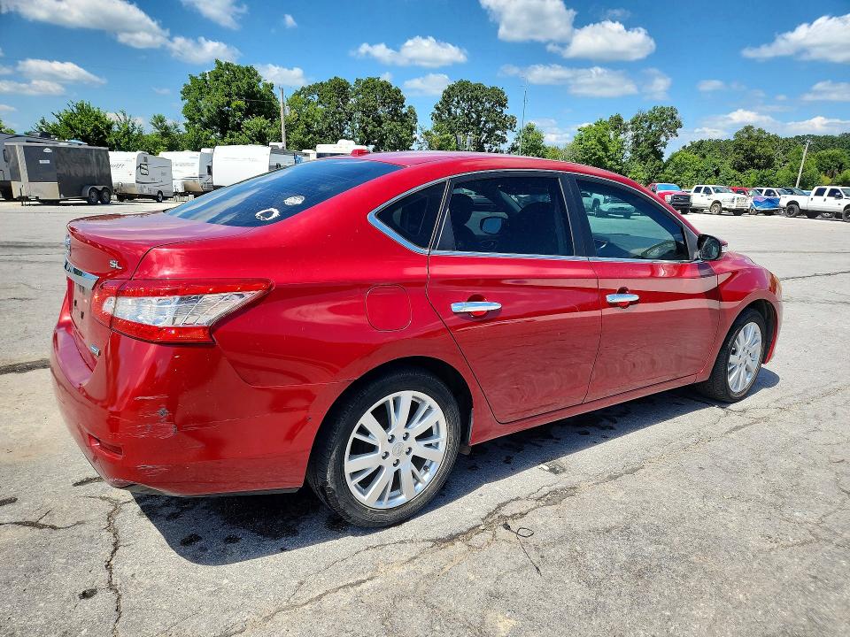 2013 Nissan Sentra მანქანა იყიდება აუქციონზე, vin: 3N1AB7AP5DL713068, აუქციონის ნომერი: 61109046