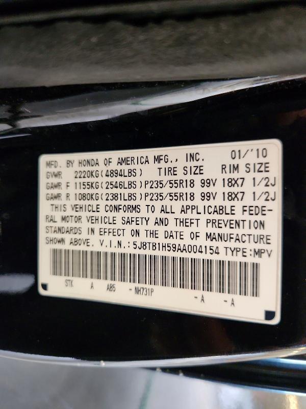 Продажа на аукционе авто 2010 Acura Rdx, vin: 5J8TB1H59AA004154, номер лота: 63392906