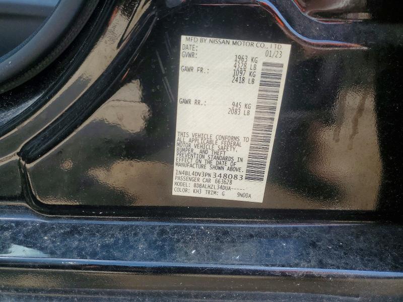 62511056 :رقم المزاد ، 1N4BL4DV3PN348083 vin ، 2023 Nissan Altima مزاد بيع