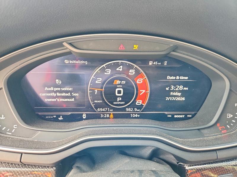 Продаж на аукціоні авто 2019 Audi S5, vin: WAUB4CF53KA052122, номер лоту: 61592346