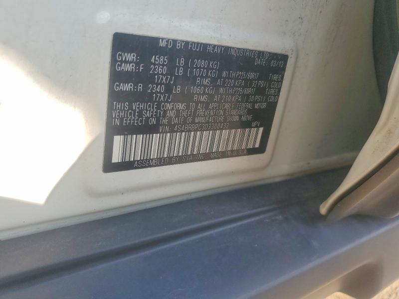 61123026 :رقم المزاد ، 4S4BRBPC3D3300433 vin ، 2013 Subaru Outback مزاد بيع