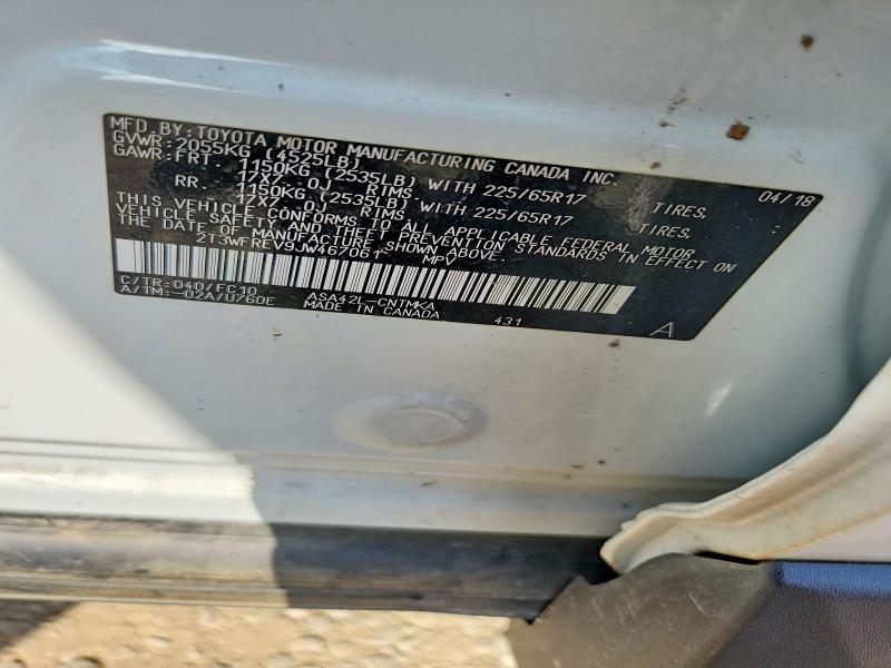 Продаж на аукціоні авто 2018 Toyota Rav4, vin: 2T3WFREV9JW467061, номер лоту: 61705086