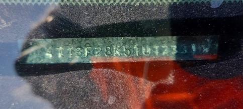 2001 Toyota Camry მანქანა იყიდება აუქციონზე, vin: 4T1BF28K51U123310, აუქციონის ნომერი: 63243036