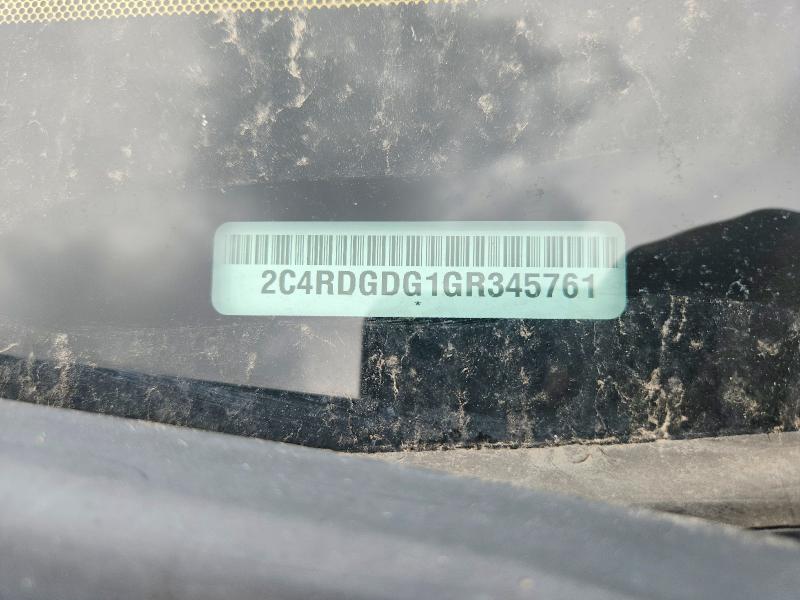 Продаж на аукціоні авто 2016 Dodge Grand Caravan, vin: 2C4RDGDG1GR345761, номер лоту: 60136866