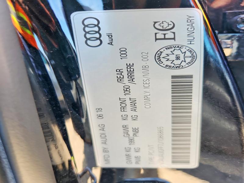 Продаж на аукціоні авто 2018 Audi A3, vin: WAUAUGFF7J1086865, номер лоту: 60459056