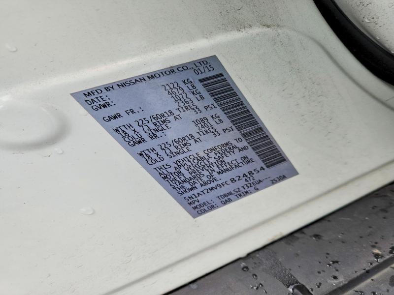 Продажа на аукционе авто 2015 Nissan Rogue, vin: 5N1AT2MV9FC824854, номер лота: 60161156