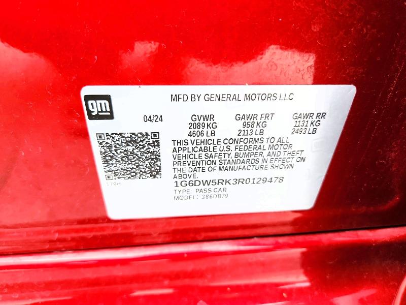 Продажа на аукционе авто 2024 Cadillac Ct5, vin: 1G6DW5RK3R0129478, номер лота: 59658116
