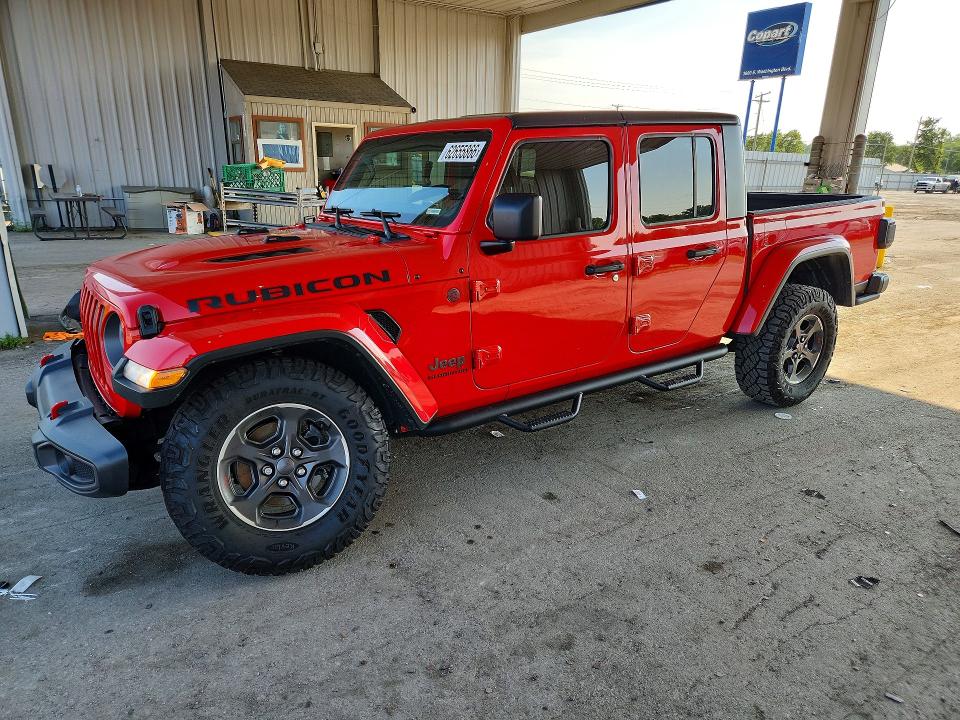 62655866 :رقم المزاد ، 1C6JJTBG0ML518683 vin ، 2021 Jeep Gladiator مزاد بيع