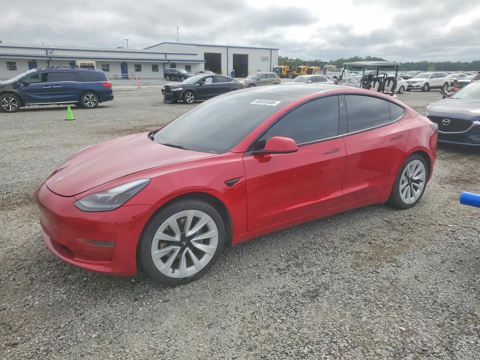 Продажа на аукционе авто 2021 Tesla Model 3, vin: 5YJ3E1EA5MF100964, номер лота: 60505606