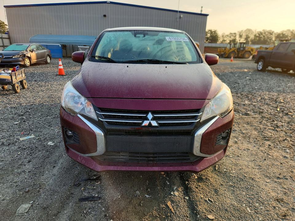 61955756 :رقم المزاد ، ML32FUFJ8NHF06706 vin ، 2022 Mitsubishi Mirage مزاد بيع