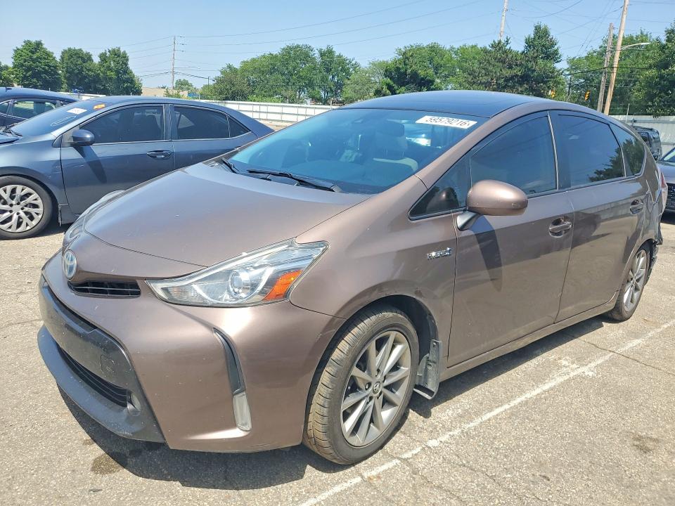 70752606 :رقم المزاد ، JTDZN3EU5HJ066636 vin ، 2017 Toyota Prius V مزاد بيع