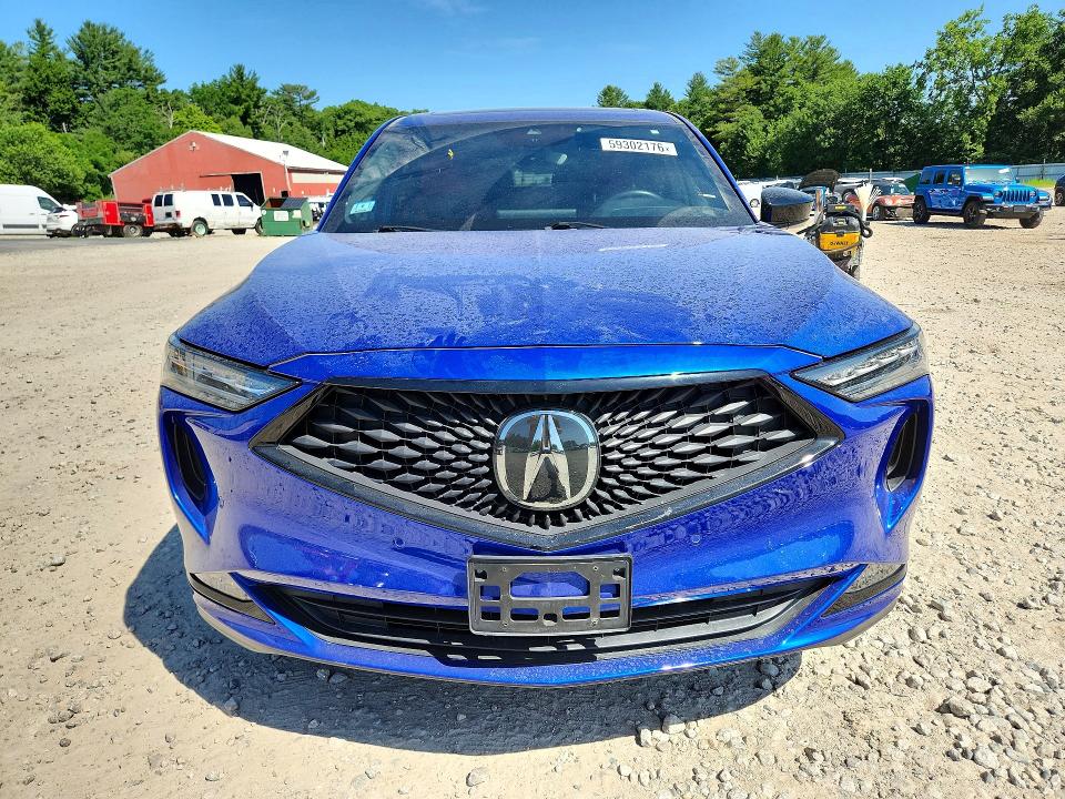 59302176 :رقم المزاد ، 5J8YE1H07NL030005 vin ، 2022 Acura Mdx مزاد بيع