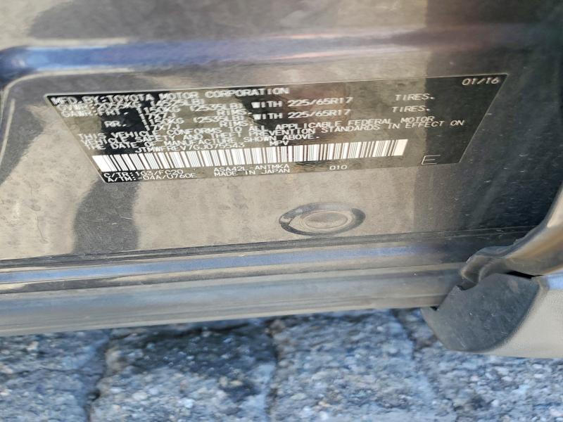 63157446 :رقم المزاد ، JTMWFREV7GJ075543 vin ، 2016 Toyota Rav4 مزاد بيع