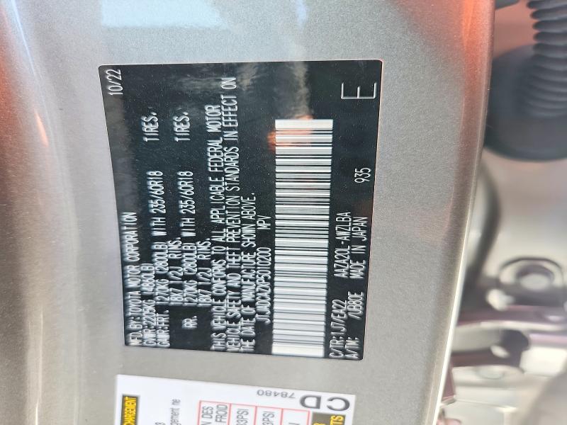 Aukcja sprzedaży 2023 Lexus Nx, vin: JTJADCAZXP5010200, numer aukcji: 62607506