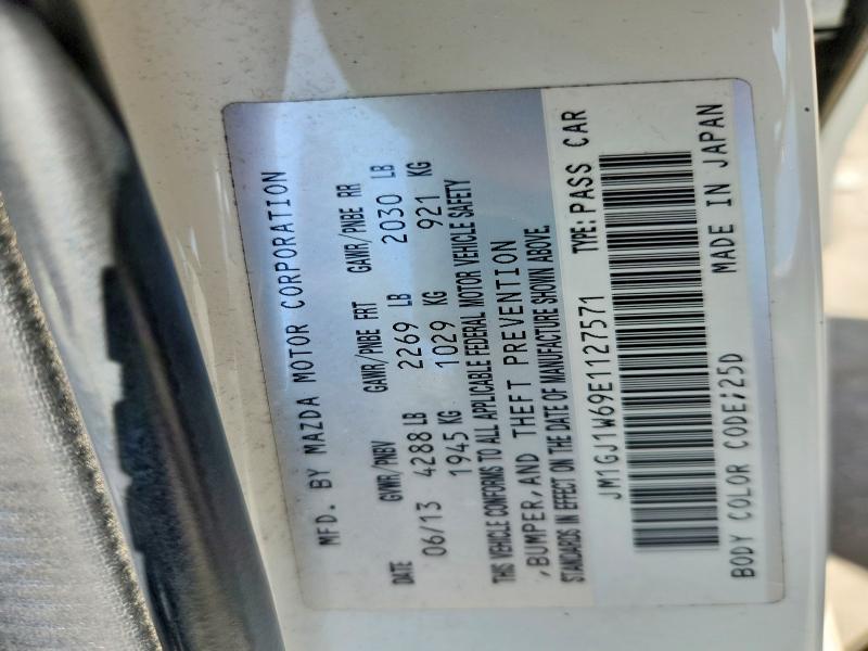 Продаж на аукціоні авто 2014 Mazda 6, vin: JM1GJ1W69E1127571, номер лоту: 62009206