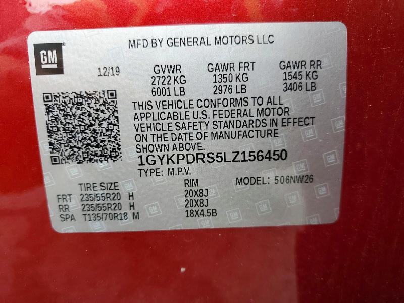 Продаж на аукціоні авто 2020 Cadillac Xt6, vin: 1GYKPDRS5LZ156450, номер лоту: 59345206