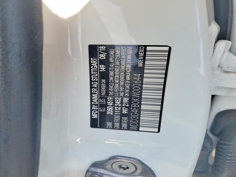 Продаж на аукціоні авто 2019 Mercedes-benz A, vin: WDD3G4FB0KW000644, номер лоту: 61005476