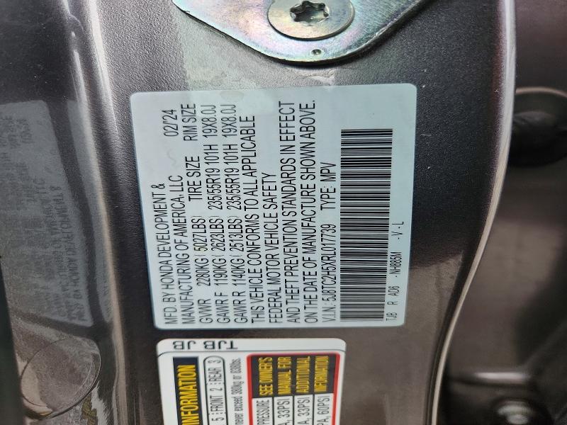Aukcja sprzedaży 2024 Acura Rdx, vin: 5J8TC2H5XRL017739, numer aukcji: 61079946