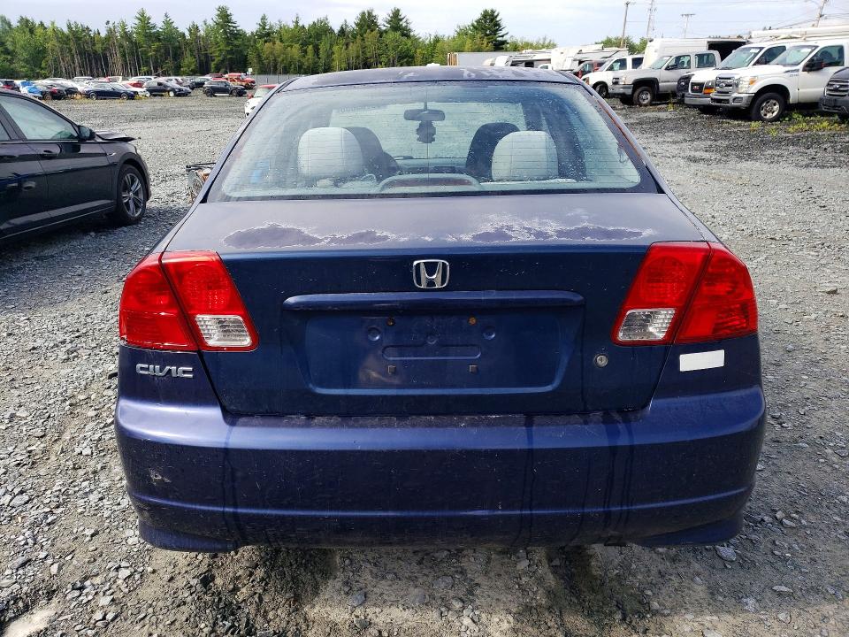 60755656 :رقم المزاد ، 2HGES16604H936950 vin ، 2004 Honda Civic مزاد بيع
