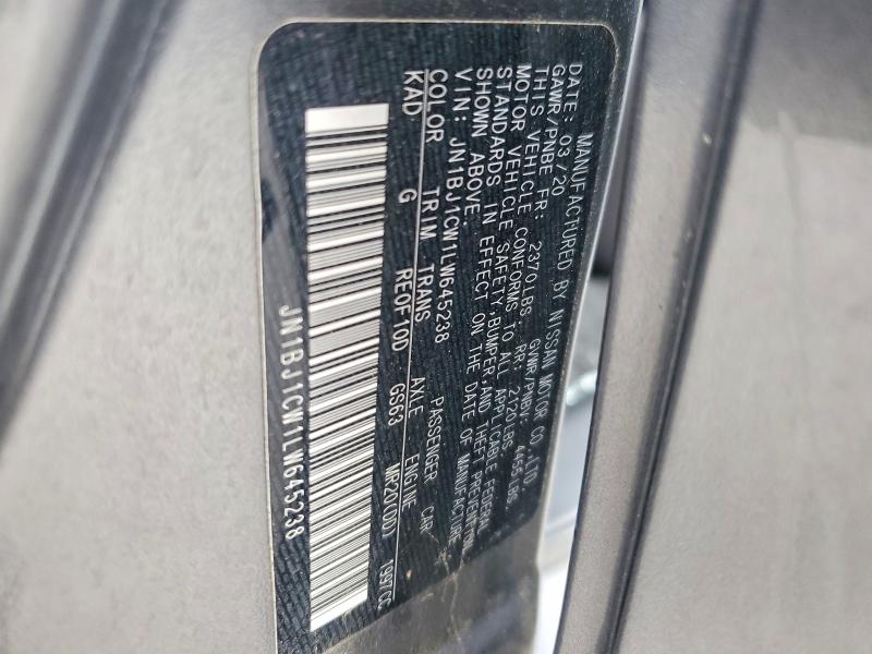 Aukcja sprzedaży 2020 Nissan Rogue Sport, vin: JN1BJ1CW1LW645238, numer aukcji: 60392686