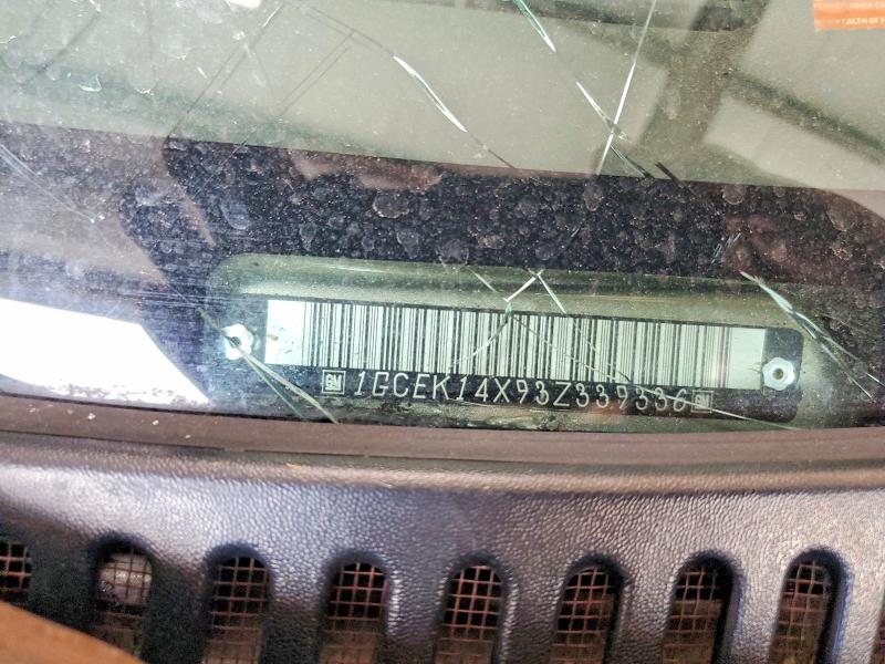 62763456 :رقم المزاد ، 1GCEK14X93Z339336 vin ، 2003 Chevrolet Silverado مزاد بيع