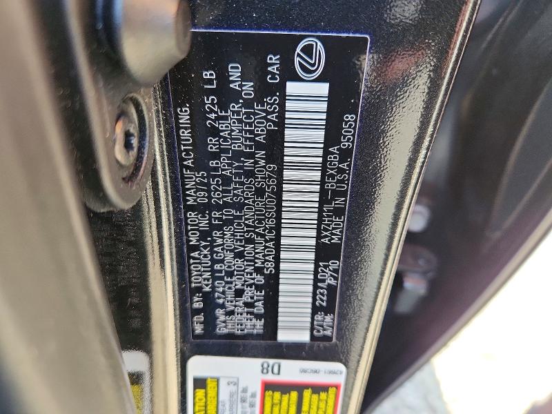Продажа на аукционе авто 2025 Lexus Es 300h, vin: 58ADA1C16SU075679, номер лота: 62610806