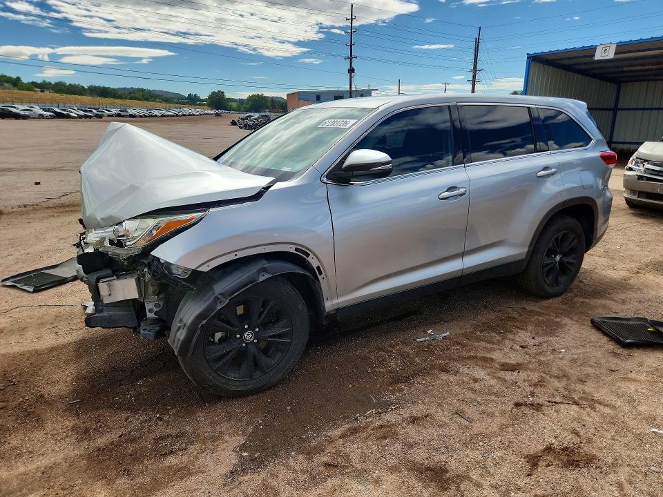 Продажа на аукционе авто 2019 Toyota Highlander, vin: 5TDZARFH5KS050625, номер лота: 62283726