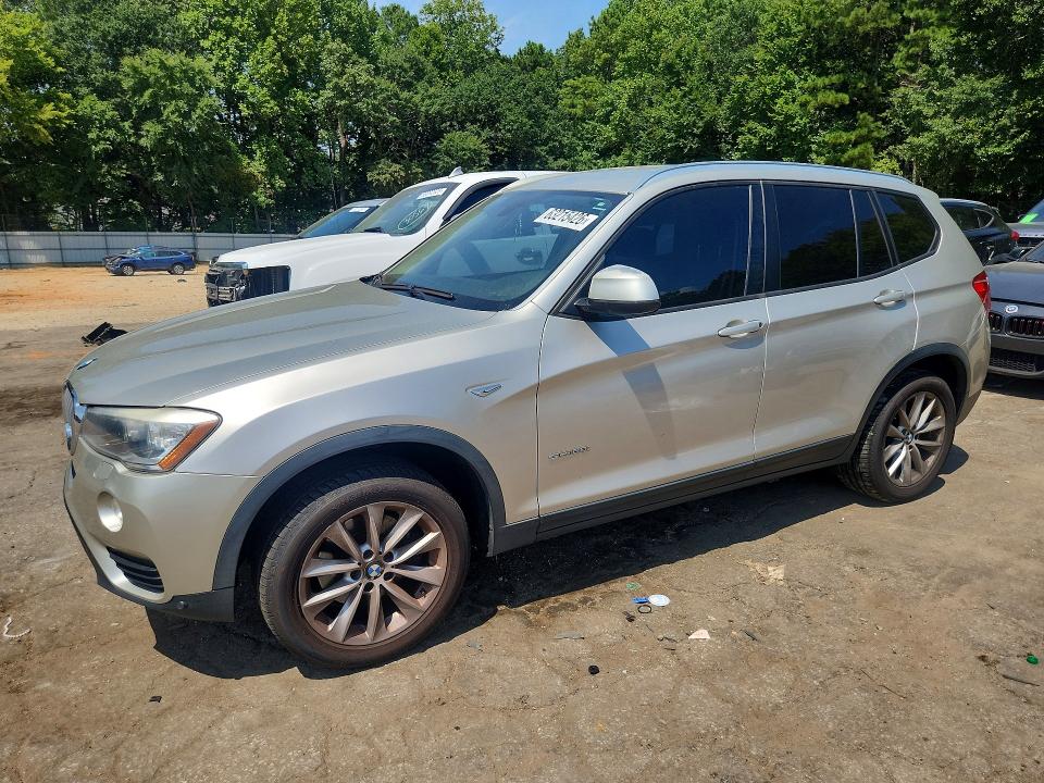 2015 Bmw X3 მანქანა იყიდება აუქციონზე, vin: 5UXWZ7C50F0F76228, აუქციონის ნომერი: 63215426