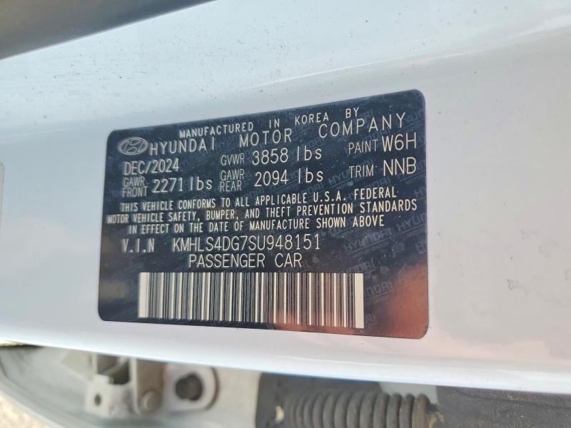 Aukcja sprzedaży 2025 Hyundai Elantra, vin: KMHLS4DG7SU948151, numer aukcji: 62795316