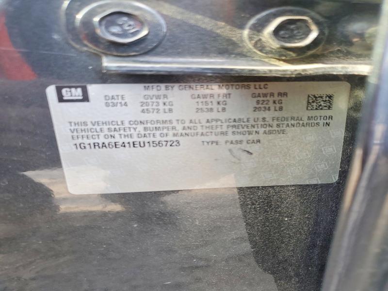 63672416 :رقم المزاد ، 1G1RA6E41EU156723 vin ، 2014 Chevrolet Volt مزاد بيع
