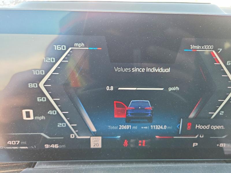 62588726 :رقم المزاد ، 5UX33EU09S9W63852 vin ، 2025 Bmw X5 مزاد بيع