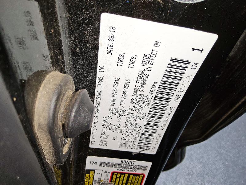 2018 Toyota Tacoma მანქანა იყიდება აუქციონზე, vin: 5TFAX5GN4JX129124, აუქციონის ნომერი: 59809546