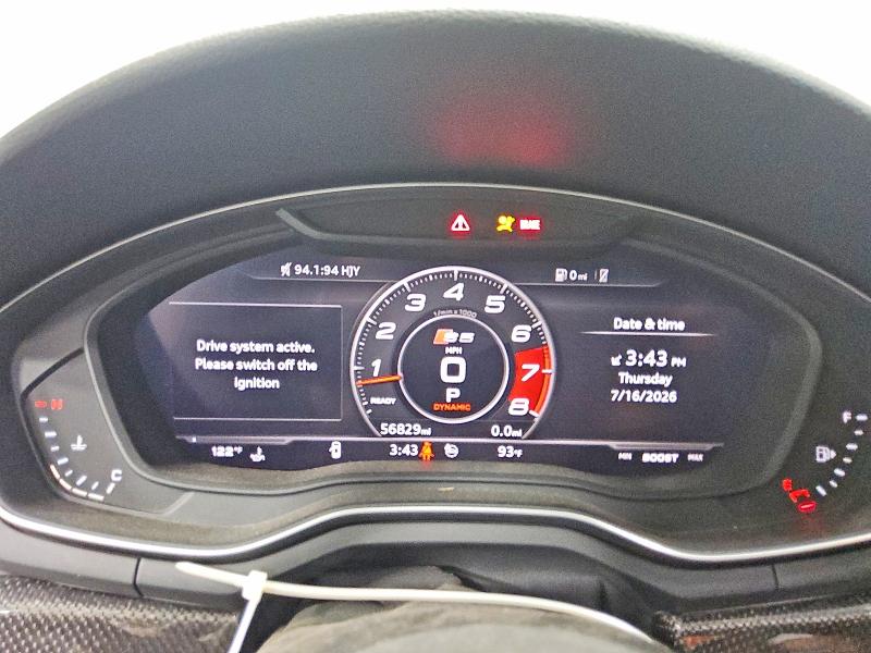 Aukcja sprzedaży 2019 Audi S5, vin: WAUP4AF51KA009425, numer aukcji: 57585066