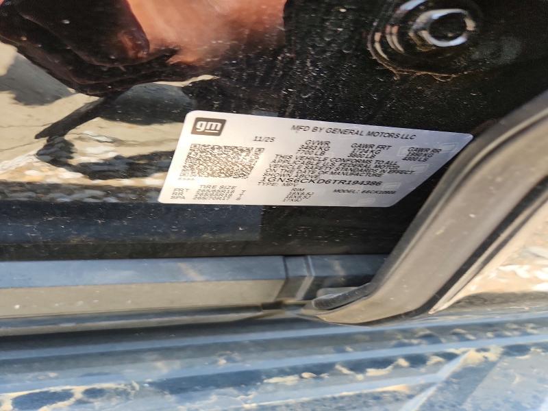 Продаж на аукціоні авто 2026 Chevrolet Suburban, vin: 1GNS6CKD6TR194386, номер лоту: 59849306