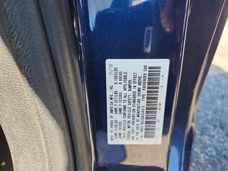 Aukcja sprzedaży 2016 Honda Accord, vin: 1HGCT1B32GA004512, numer aukcji: 62318116