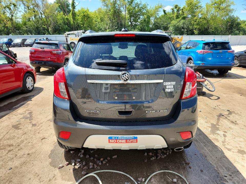 62132786 :رقم المزاد ، KL4CJASB6GB635781 vin ، 2016 Buick Encore مزاد بيع