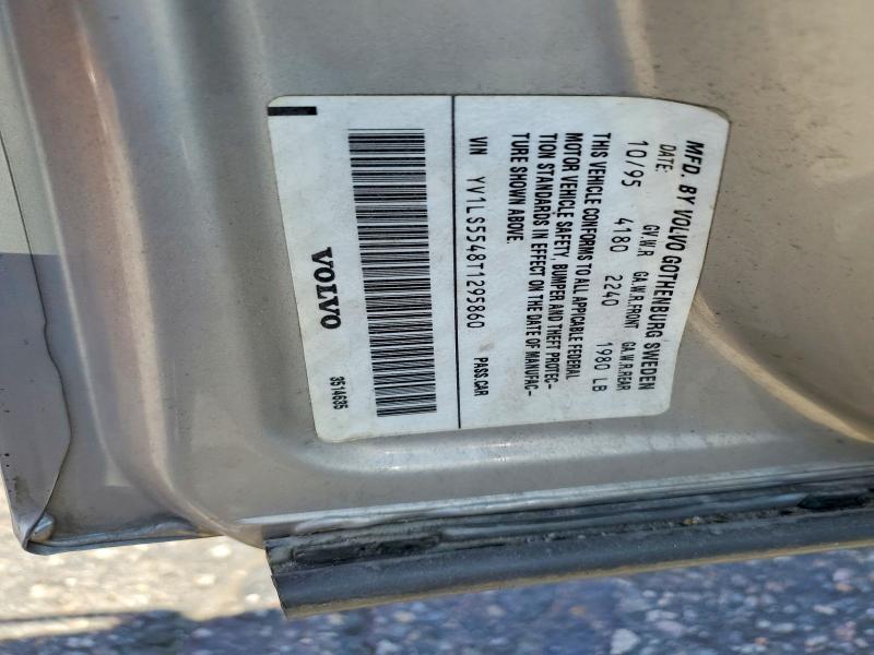 62076286 :رقم المزاد ، YV1LS5548T1295860 vin ، 1996 Volvo 850 مزاد بيع