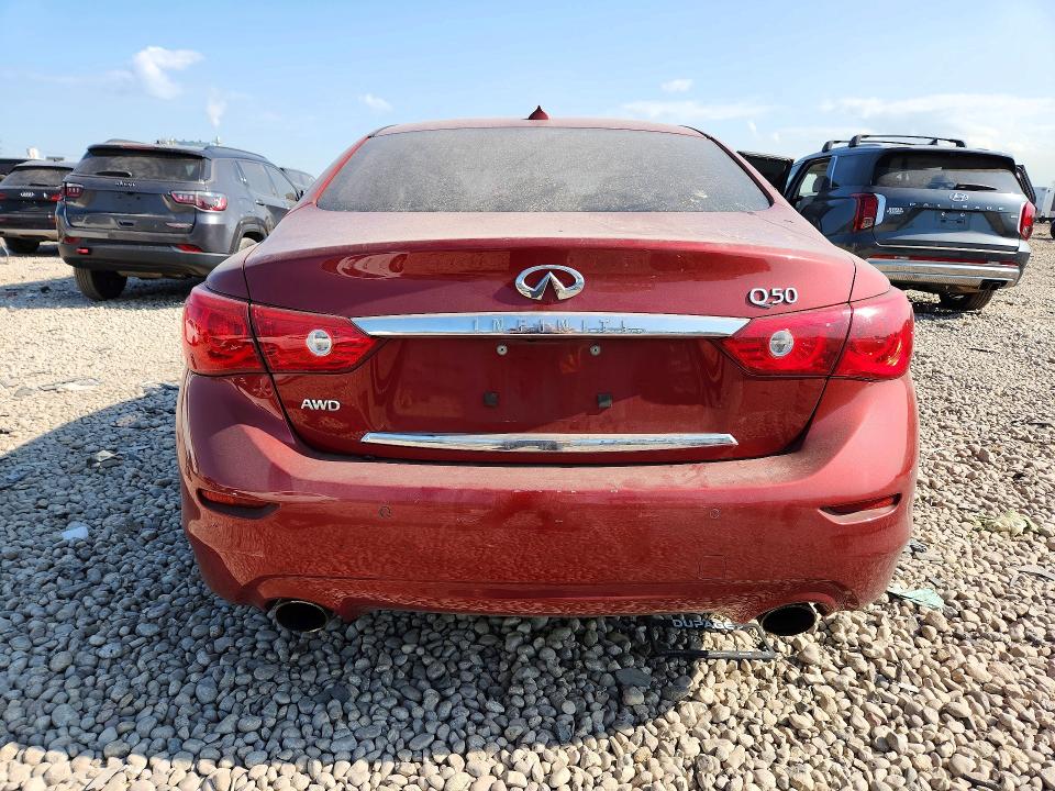 61897786 :رقم المزاد ، JN1BV7AR4EM680696 vin ، 2014 Infiniti Q50 مزاد بيع