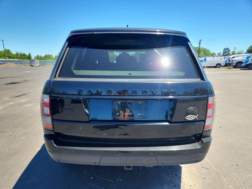 Продажа на аукционе авто 2016 Land Rover Range Rover, vin: SALGS2KF3GA244728, номер лота: 58157606