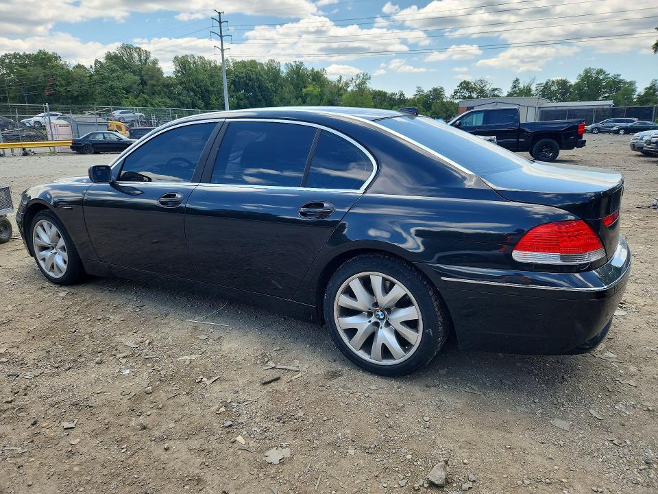 2003 Bmw 745 მანქანა იყიდება აუქციონზე, vin: WBAGN63413DR09490, აუქციონის ნომერი: 63110396
