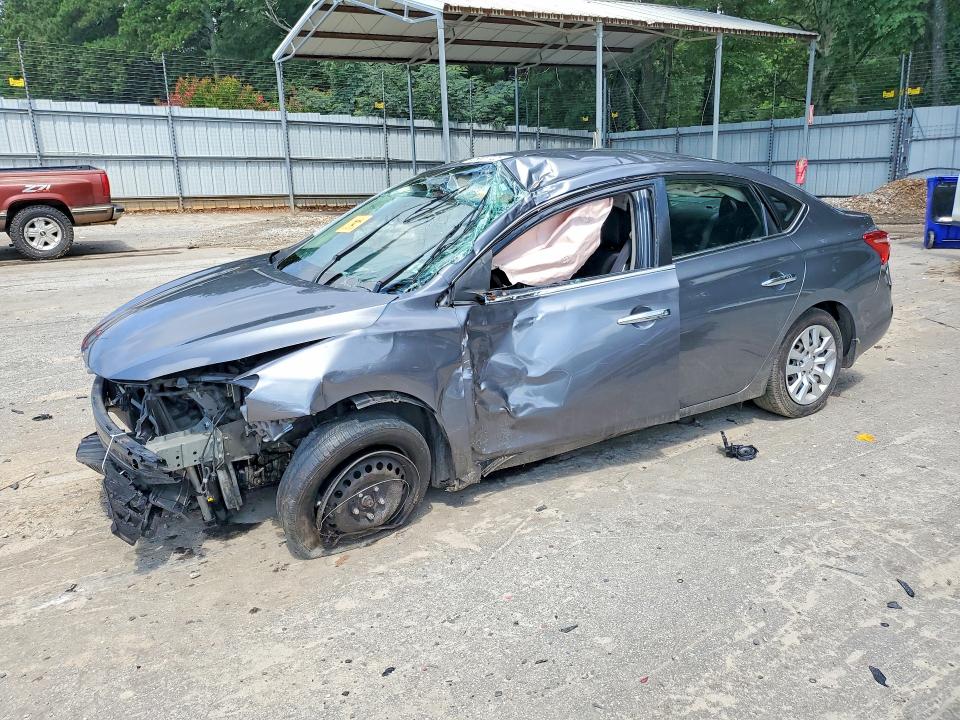 59867126 :رقم المزاد ، 3N1AB7AP6KY344852 vin ، 2019 Nissan Sentra مزاد بيع