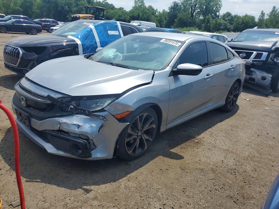 2021 Honda Civic მანქანა იყიდება აუქციონზე, vin: 2HGFC2F81MH505574, აუქციონის ნომერი: 59281476