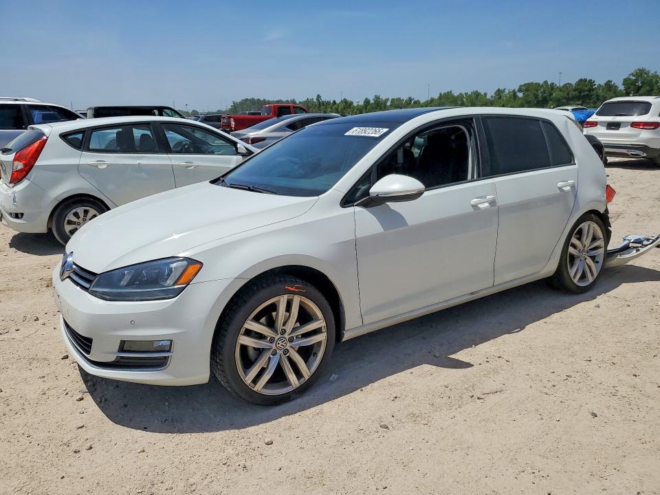 2015 Volkswagen Golf მანქანა იყიდება აუქციონზე, vin: 3VW217AUXFM071791, აუქციონის ნომერი: 61892266