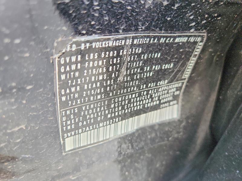 Продажа на аукционе авто 2020 Volkswagen Tiguan, vin: 3VV1B7AX1LM052761, номер лота: 59737376